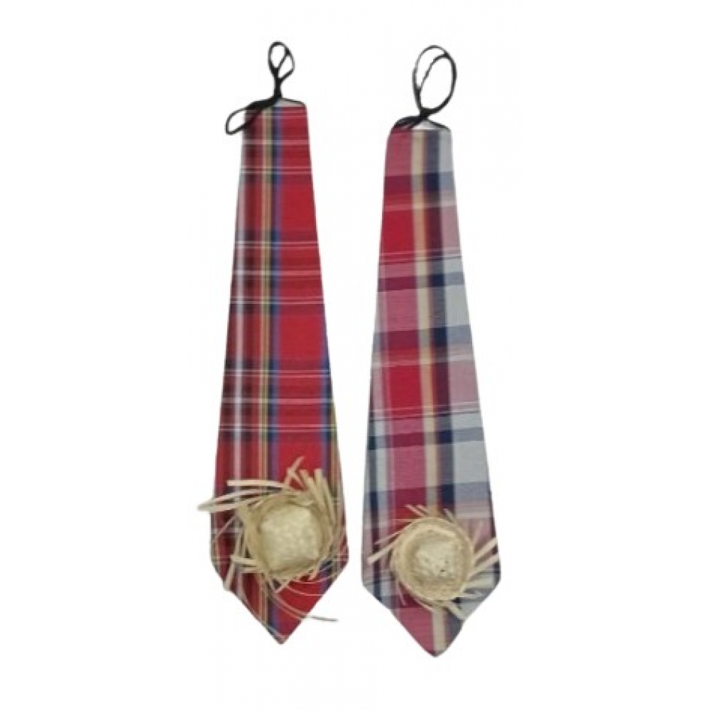 Gravata Junina Xadrez Decorada - Festa Junina