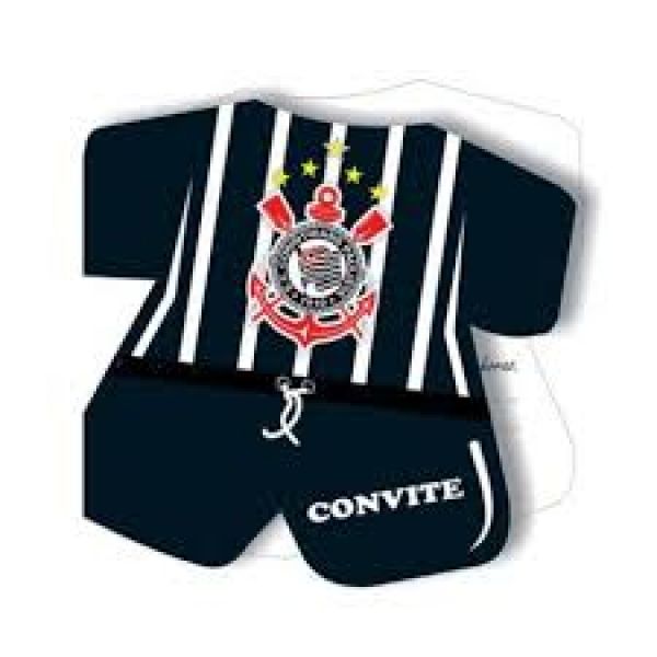 Convite Corinthians c/8 Festcolor - Clubes de Futebol