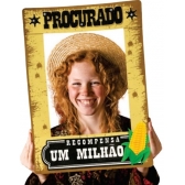 Painel Para Foto E.V.A Procurado Recompensa Piffer - Festa Junina