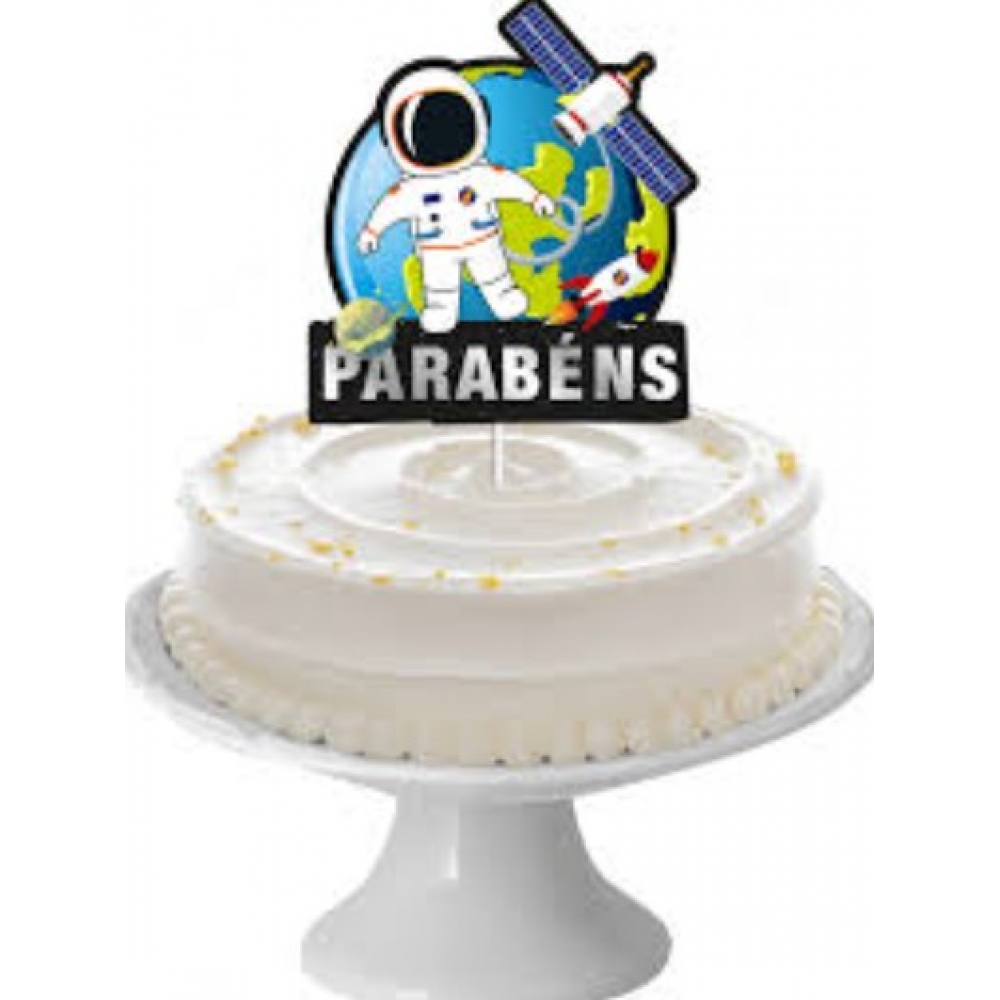 Decoração de Bolo Espacial Regina Festas - Temas Infantis