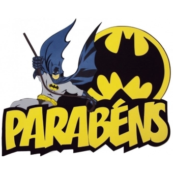 Painel Parabéns Batman Grintoy
