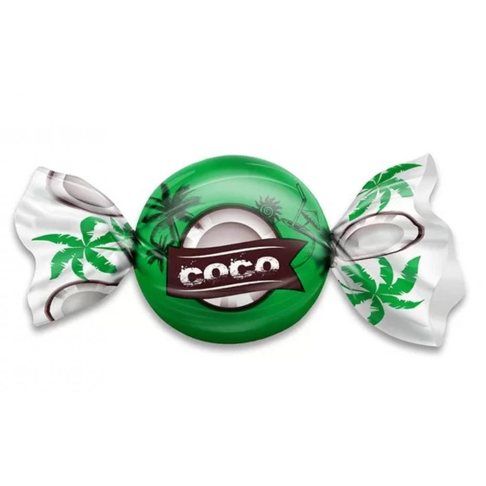 Papel Para Trufa Sabor Coco c/50 Luckyfest - Confeitaria