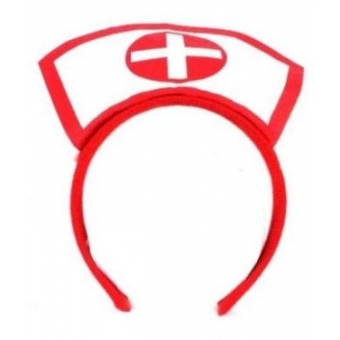 Tiara Enfermeira Feltro Luxo