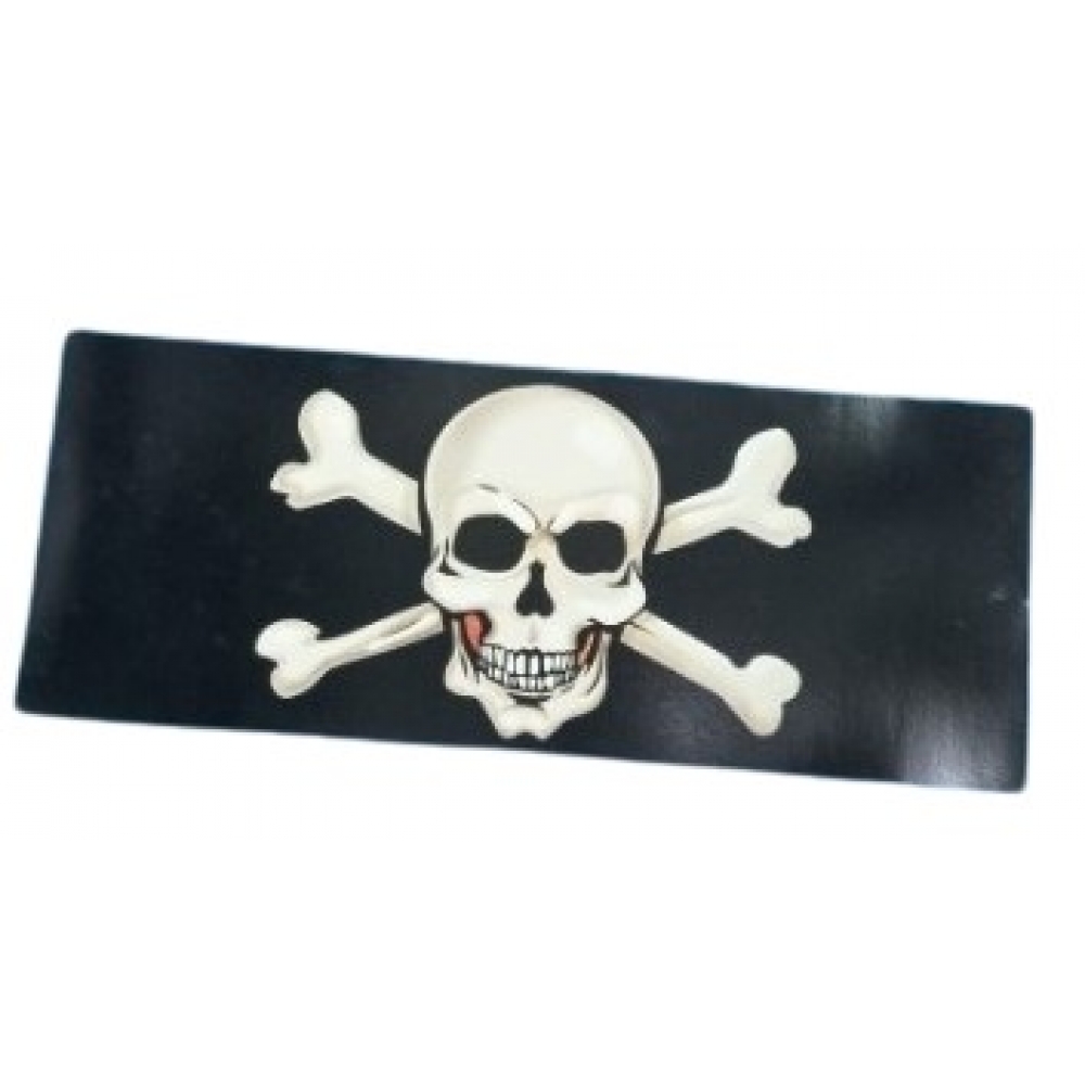 Painel Bandeira Pirata Caveira - Halloween