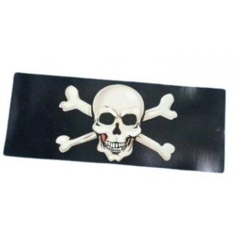 Painel Bandeira Pirata Caveira