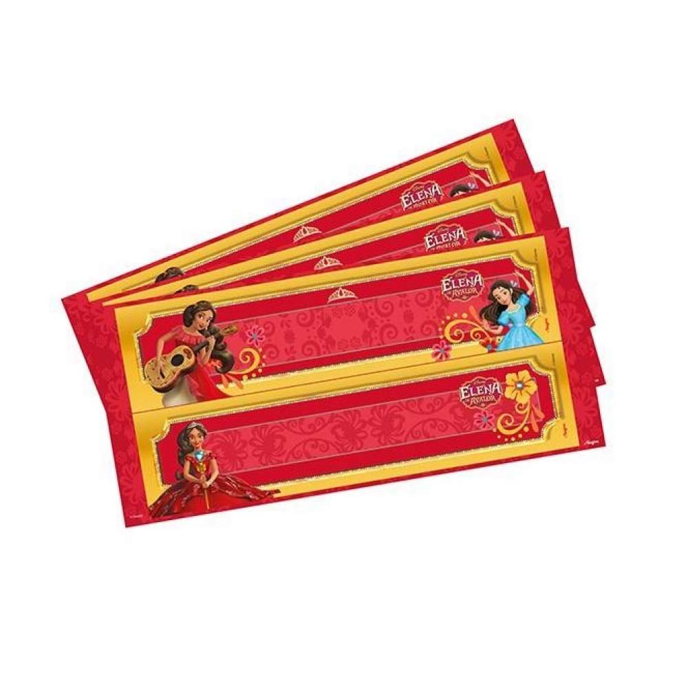 Adesivo Rótulo de Garrafa Elena de Avalor c/6 Regina Festas - Temas Infantis