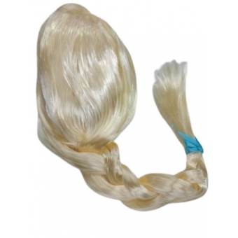 Peruca Sintética Frozen Elsa c/ Trança Loira