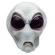 Máscara Látex Extra Terrestre Inteira Spook - Máscaras