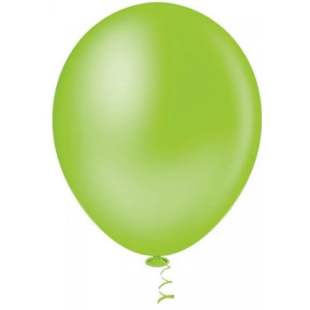 Balão 9 Liso Verde Limão c/50 Pic Pic - Balões