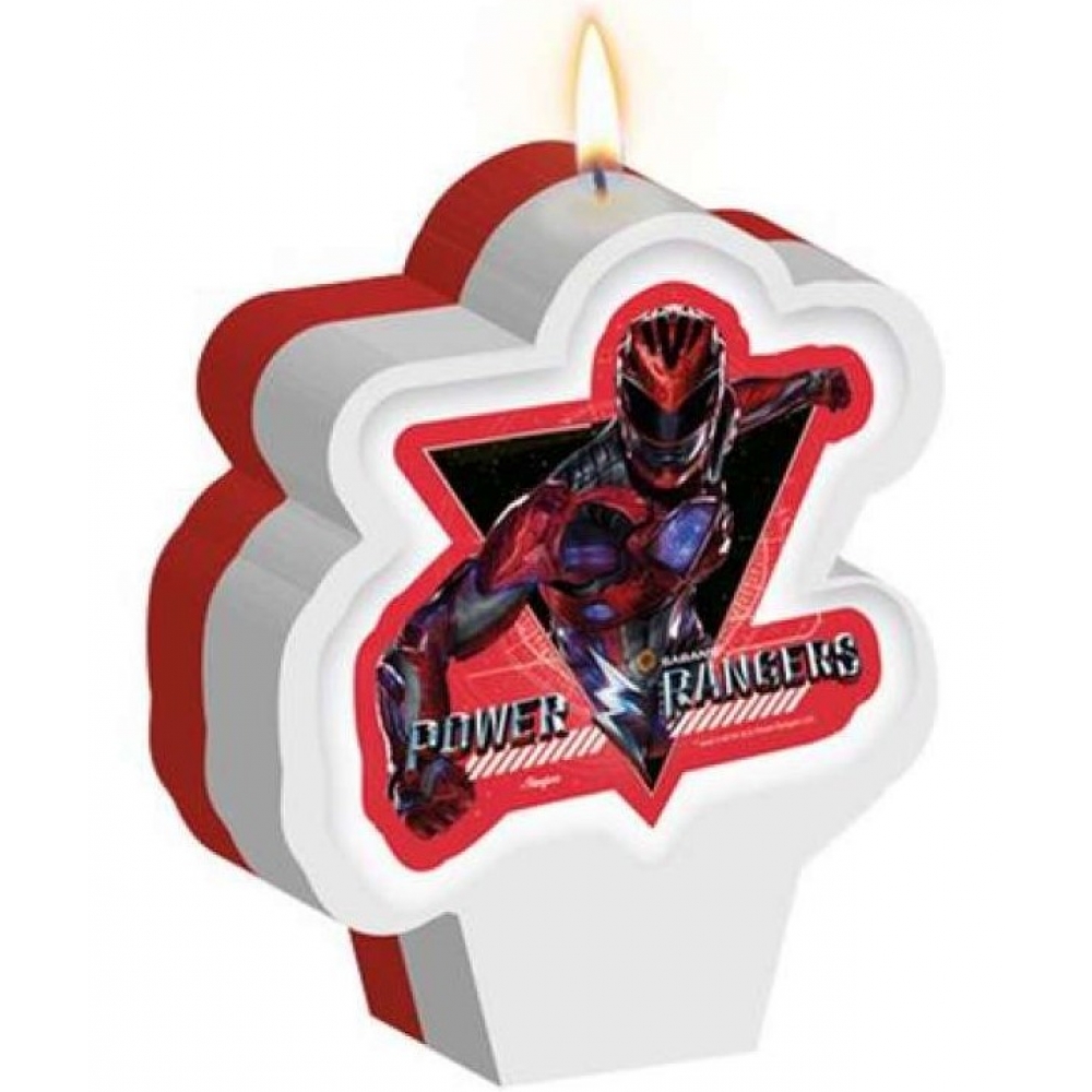 Vela de Aniversário Power Rangers Regina Festas - Outlet