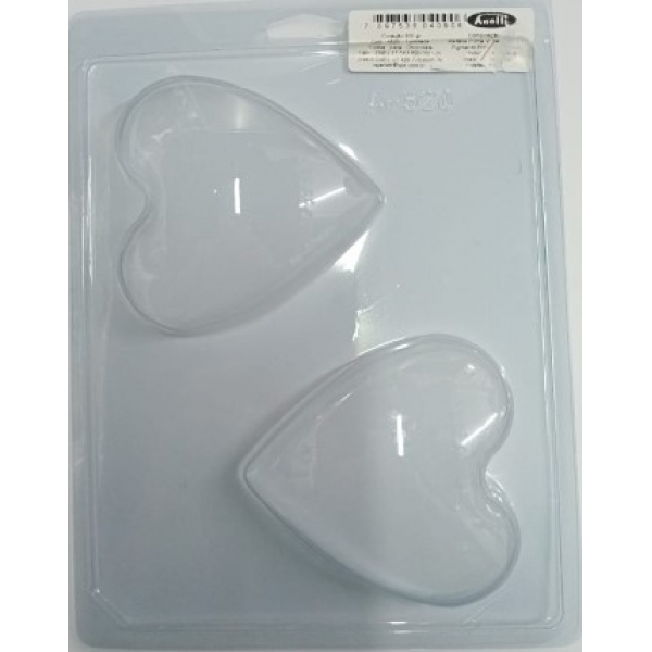 Forma Chocolate Coração 200g c/2 Anelli - Páscoa