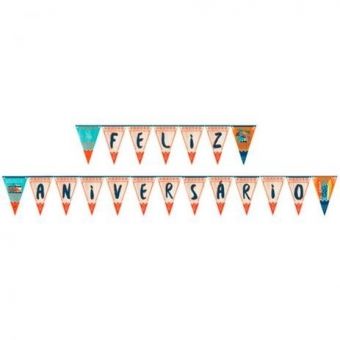 Faixa Feliz Aniversário Surf Junco