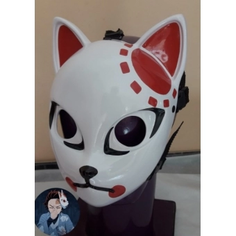 Máscara Anime Tanjiro Fibra de Vidro