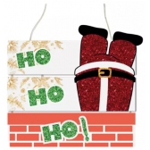 Placa MDF Natal Papai Noel Grinfest - Natal