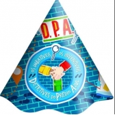 Chapéu Cone Detetives do Prédio Azul c/8 Festcolor - Outlet