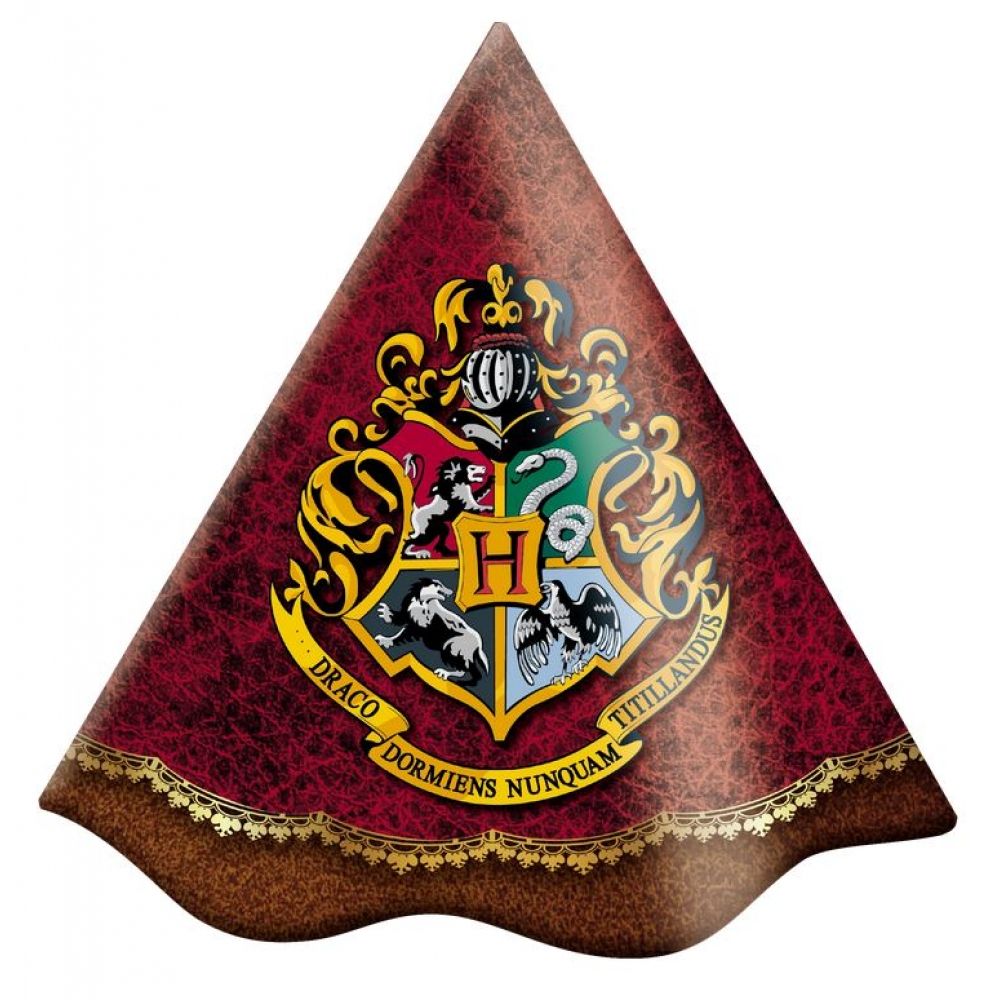 Chapéu Cone Harry Potter c/8 Festcolor - Temas Infantis