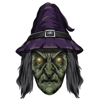 Painel E.V.A Halloween Bruxa Horripilante Piffer