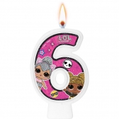 Vela Numeral Lol Surprise Regina Festas - Temas Infantis