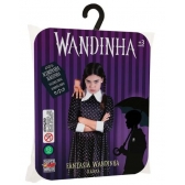 Fantasia Wandinha Infantil Novabrink - Fantasias Infantis