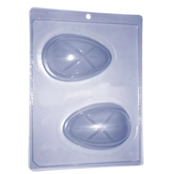 Forma de Silicone Para Ovo de Páscoa 150g c/3 Anelli