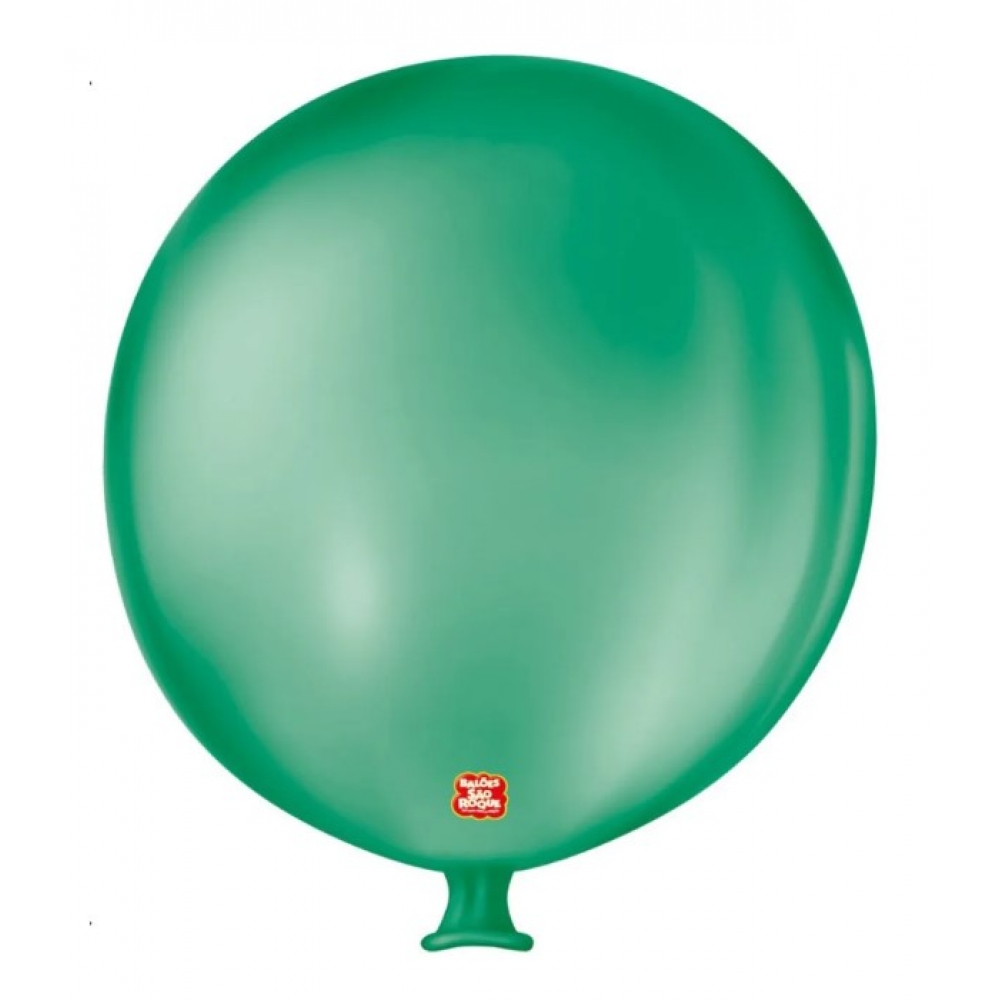 Balão Gigante Liso Verde Folha São Roque - Balões