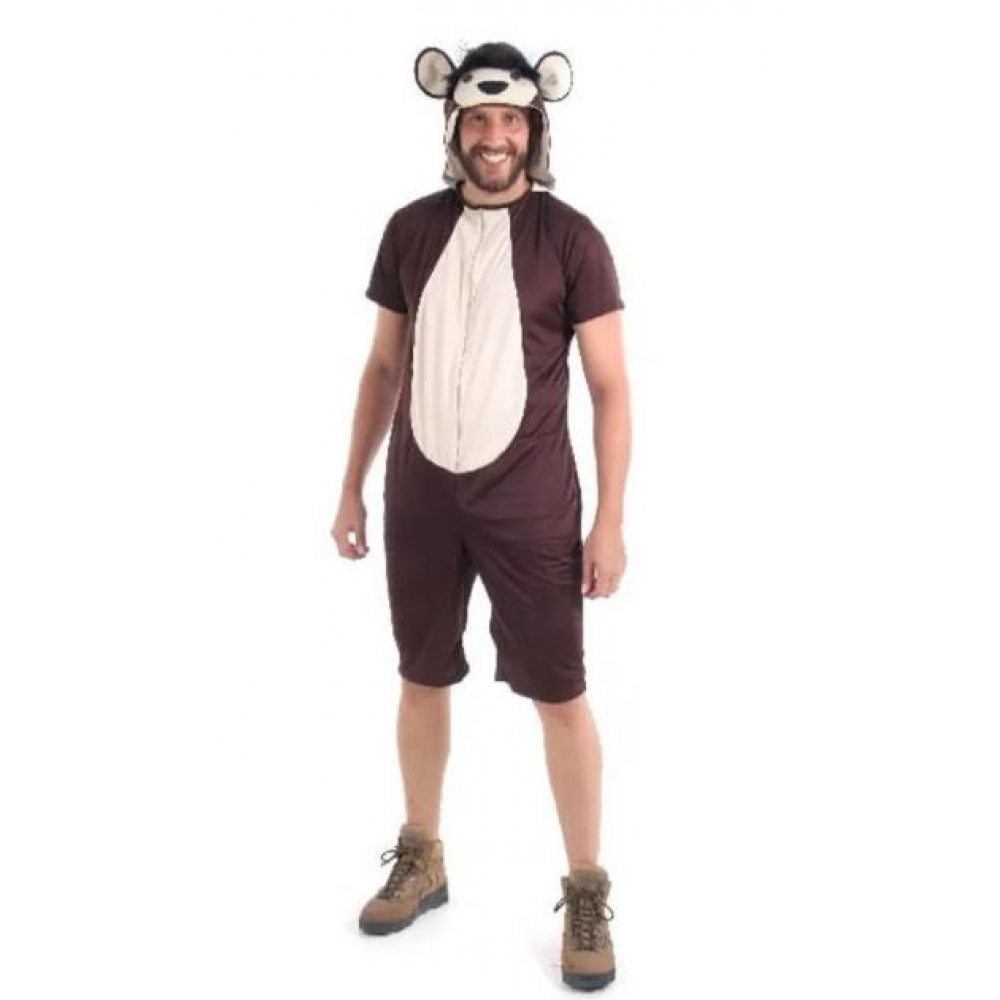 Fantasia Monkey Masculino Verão Adulto Sulamericana - Fantasias Adultos
