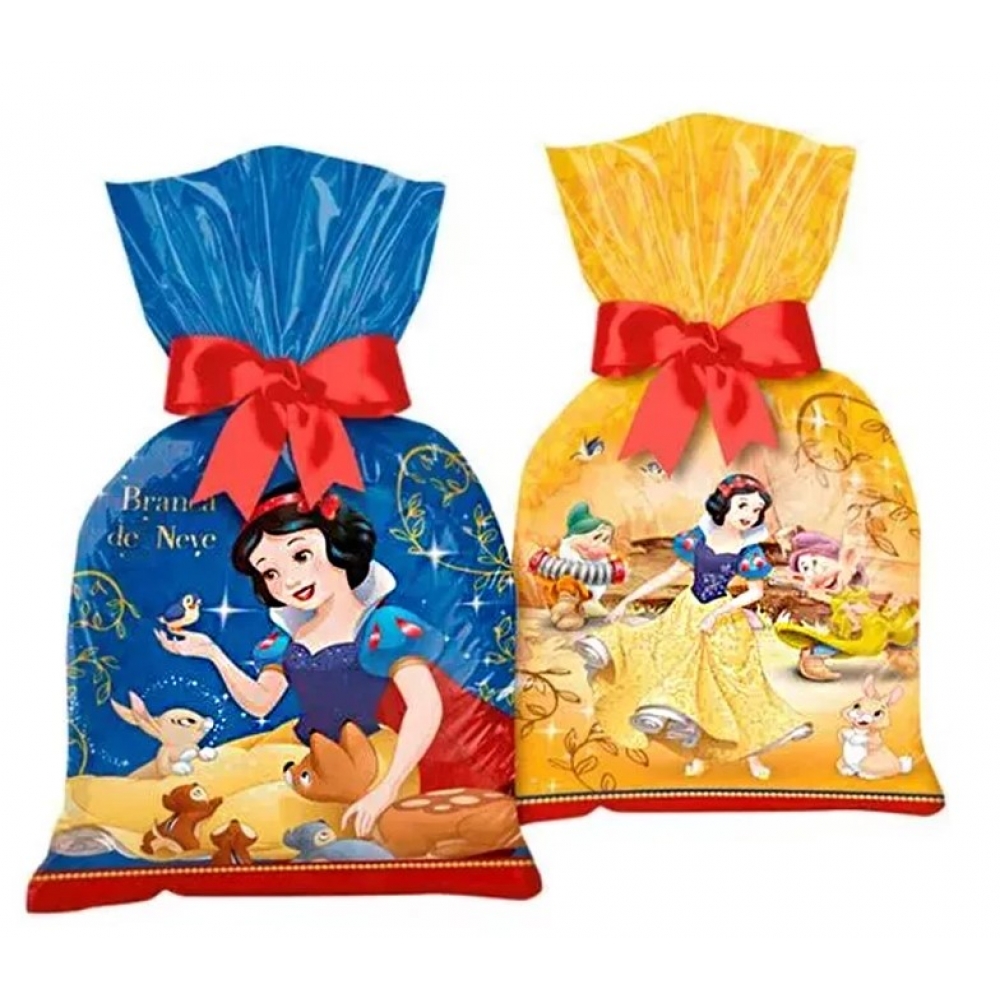 Sacola Surpresa Branca de Neve Clássica c/12 Regina Festas - Temas Infantis