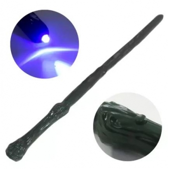 Varinha Bruxo Harry Plástica Com Luz e Som Importada