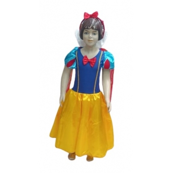 Fantasia Branca de Neve Infantil Tom Sobre Tom