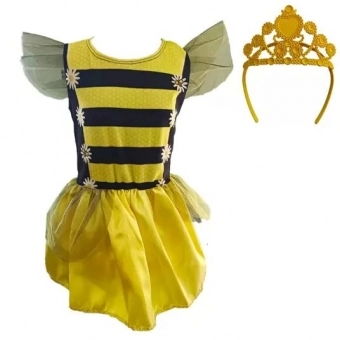 Fantasia Infantil Abelhinha Completa Master Toy