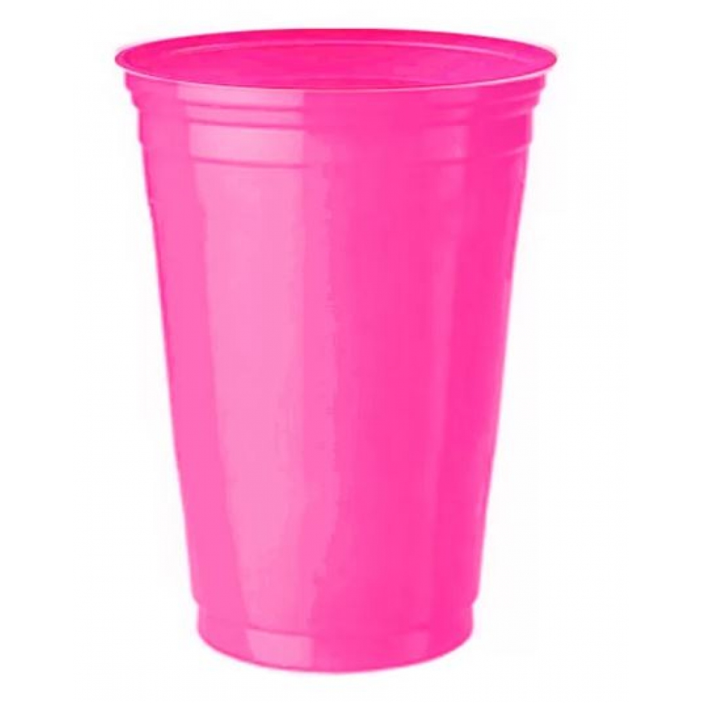 Copo 400ml Biodegradável Pink c/25 Trik Trik - Descartáveis