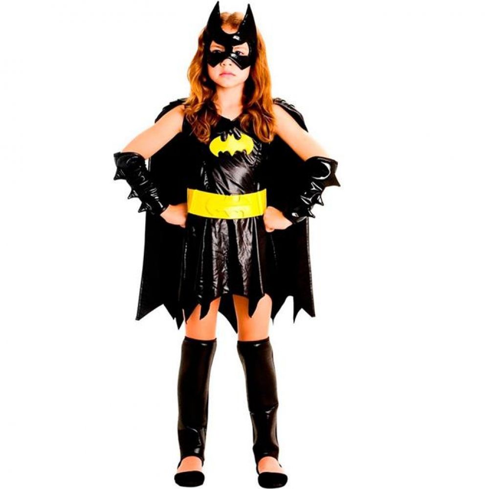 Fantasia Batgirl Luxo infantil Sulamericana - Infantis