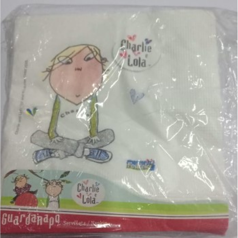 Guardanapo Charlie e Lola c/20 Festcolor - Outlet