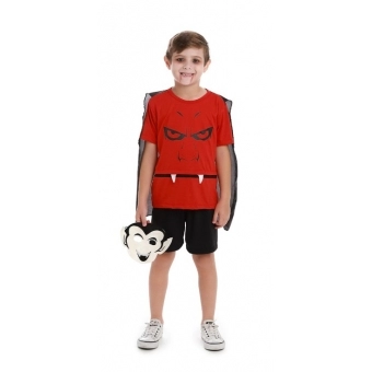 Fantasia Vampirão Halloween Infantil Muvilê