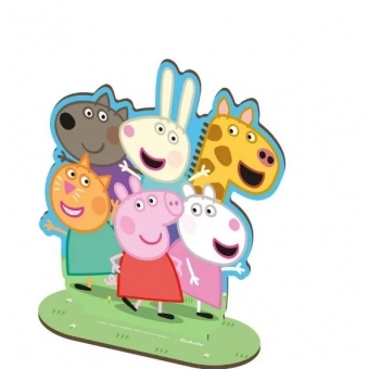 Personagem MDF M Turma Peppa Pig Festcolor