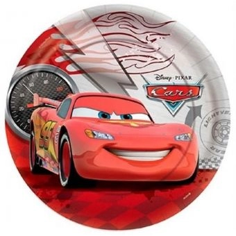 Prato Redondo Cars Silver c/8 Regina Festas
