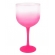 Taça de Gin 600ml Acrílica Degrade Rosa - Descartáveis