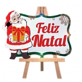 Lousa MDF Feliz Natal Grinfest - Natal