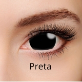 Lente de Contato Sclera Preta - Lentes de Contato
