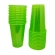 Copo 300ml Biodegradável Crystal Neon Verde c/25 Trik Trik - Descartáveis