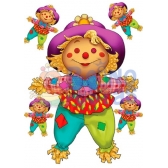 Painel Decorativo Junino Espantalho Menina Reino das Festas - Festa Junina