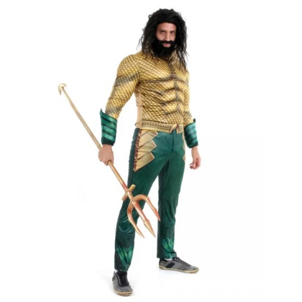 Fantasia Aquaman Clássico Adulto Sulamericana - Fantasias Adulto