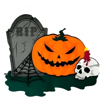 Enfeite E.V.A Halloween Grande Piffer