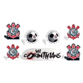 Decoração de Mesa Corinthians 2023 c/8 Festcolor - Temas de Futebol