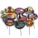 Kit Placas Halloween com Haste c/10 Festa Maluca - Halloween