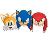 Máscara Sonic Sortida c/6 Regina Festas - Temas Infantis
