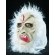 Máscara Látex Deformado Tecido/ Pelo Spook - Halloween