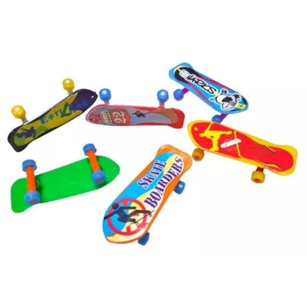 Mini Skate de Plástico c/8 Qfesta - Lembrancinhas