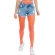 Meia Calça Lisa Laranja Neon Adulto - Acessórios para fantasia