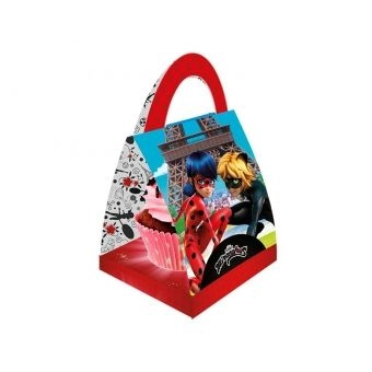 Porta Cupcake Miraculous Ladybug c/8 Regina Festas